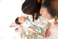 Lifestyle at home newborn photography - Bangor Maine