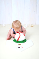 Bangor Maine Cake Smash Session - Baseball Theme
