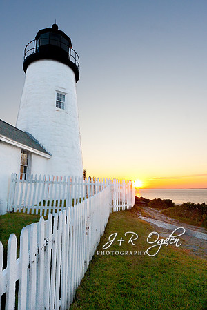Pemaquid Point Lighthouse Sunrise - Maine