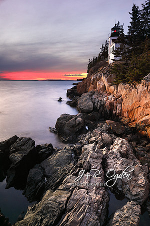 Bass Harbor Lighthouse Sunset